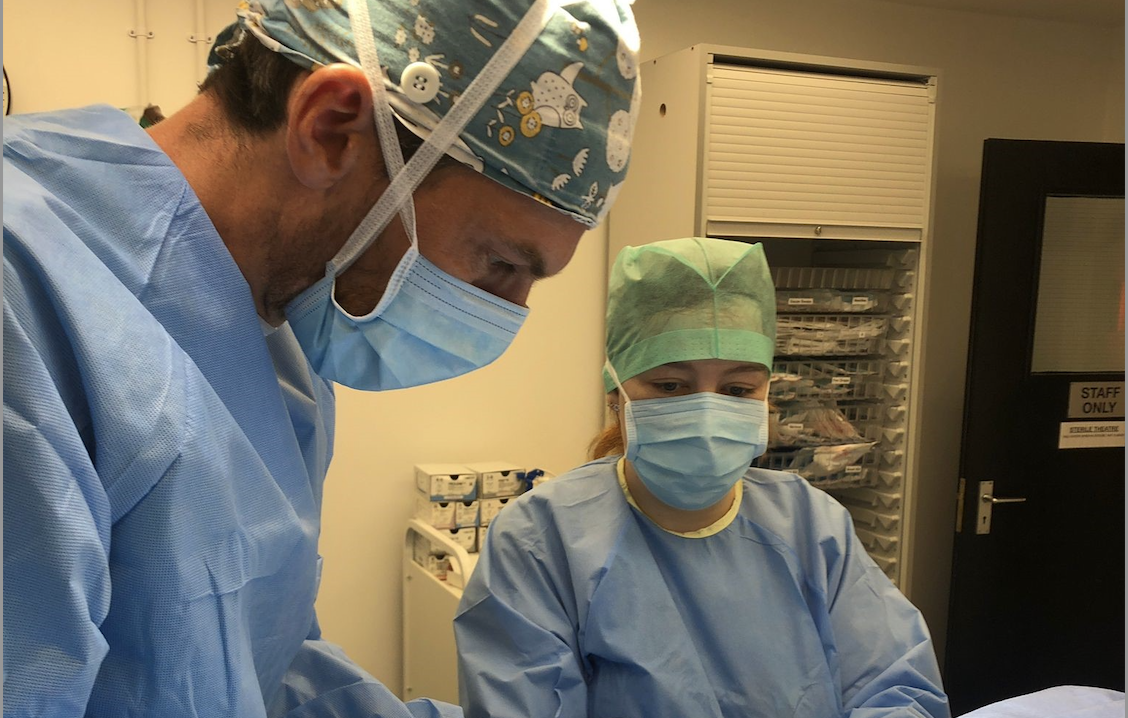 Surgery at Kelperland Veterinary Centre